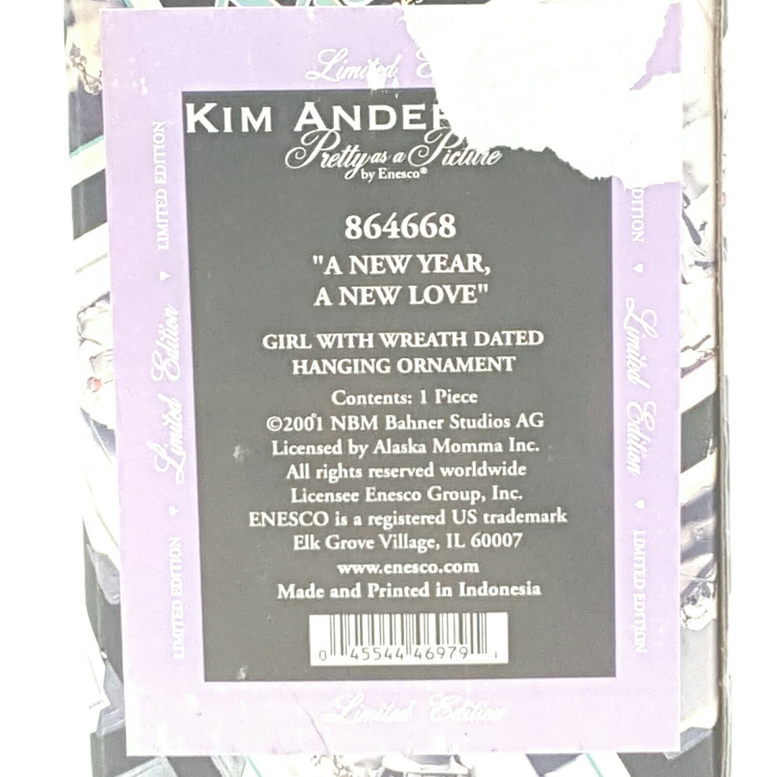 Kim Anderson's Pretty As A Picture Figurine "A New Year, A New Love" Limited - Thumbnail 6