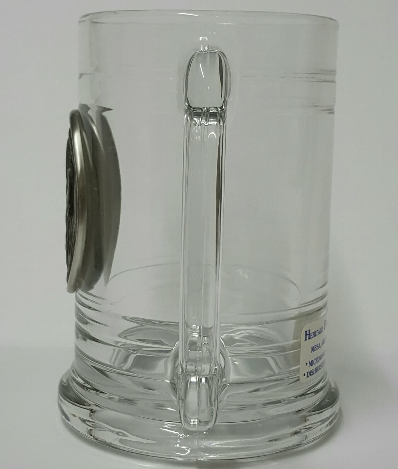 Navy Air Force 16oz Glass Clear Insulated Cup Mug Fine Heritage Pewter Gift - Thumbnail 10