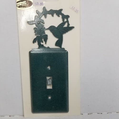 Wildlife Hummingbird Single Light Switch Cover Plate Screws Included