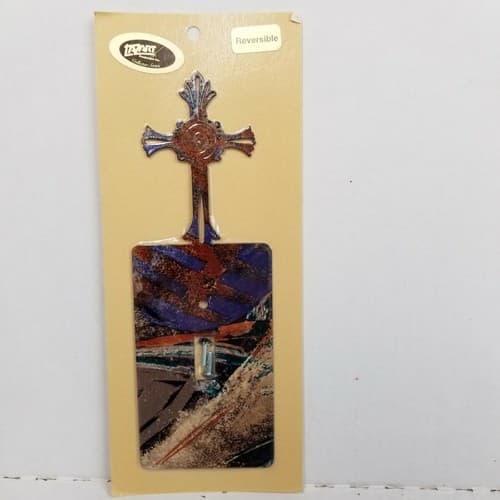 Lazart Cross Single Switch Plate Screws Included Home Decor Christian - Thumbnail 8