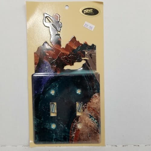 Lazart Golfer Golfing Double Switch Plate Screws Included Home Decor Multicolor - Thumbnail 8