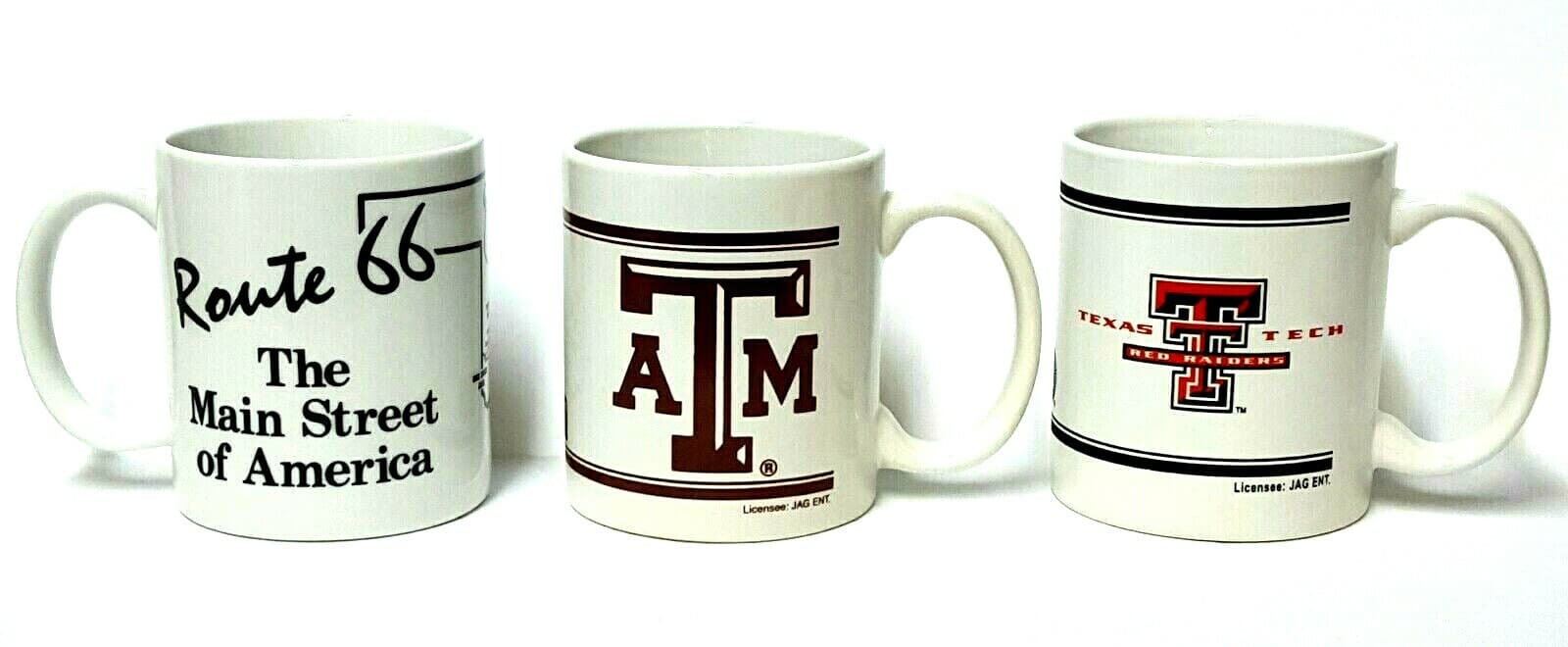 Route 66 Texas Tech A&M University Coffee Cup Mug Hot Chocolate College Gift