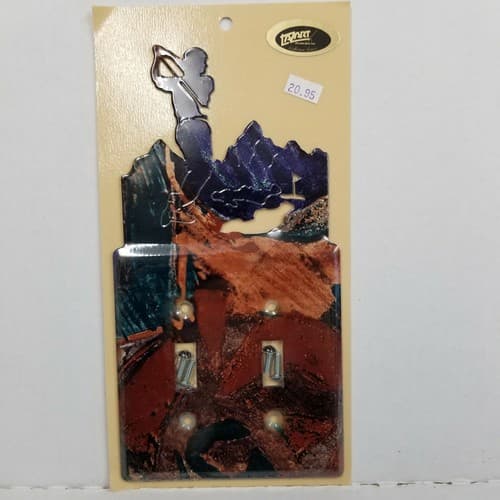 Lazart Golfer Golfing Double Switch Plate Screws Included Home Decor Multicolor - Thumbnail 7