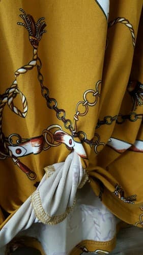 Red Lolly Womens Shirt Size L Dark Yellow Rodeo Tassel Summer Comfortable - Thumbnail 8