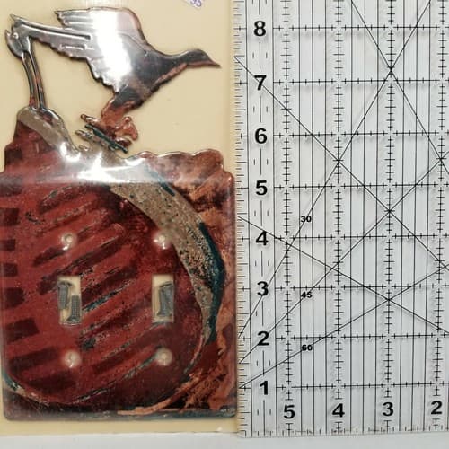 Lazart Bird/Pheasant Double Switch Plate Screws Included Home Decor Multicolor - Thumbnail 5