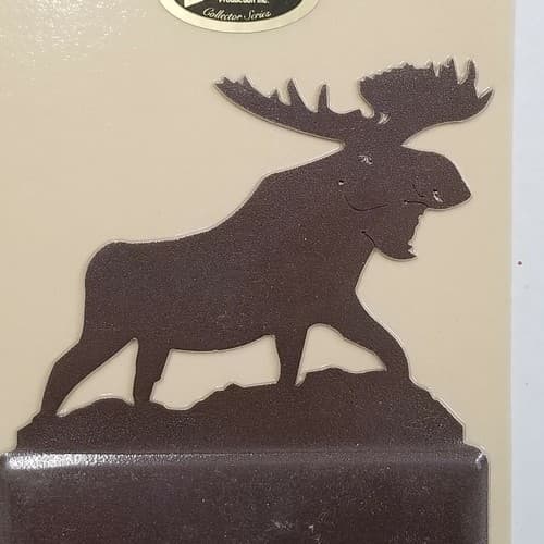 Lazart Wildlife Moose Double Switch Plate Screws Included Cabin Lodge Decor - Thumbnail 3