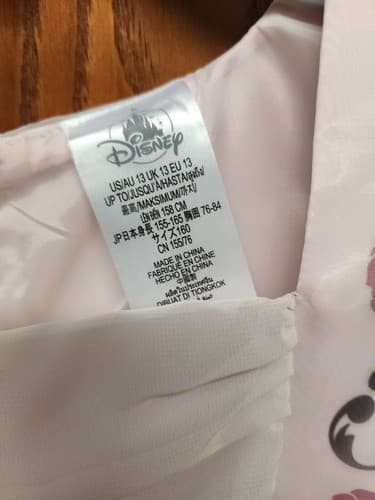 Girls' Disney Sleeping Beauty Dress - Pink Dress Size 13 - Disney Store New - Thumbnail 2