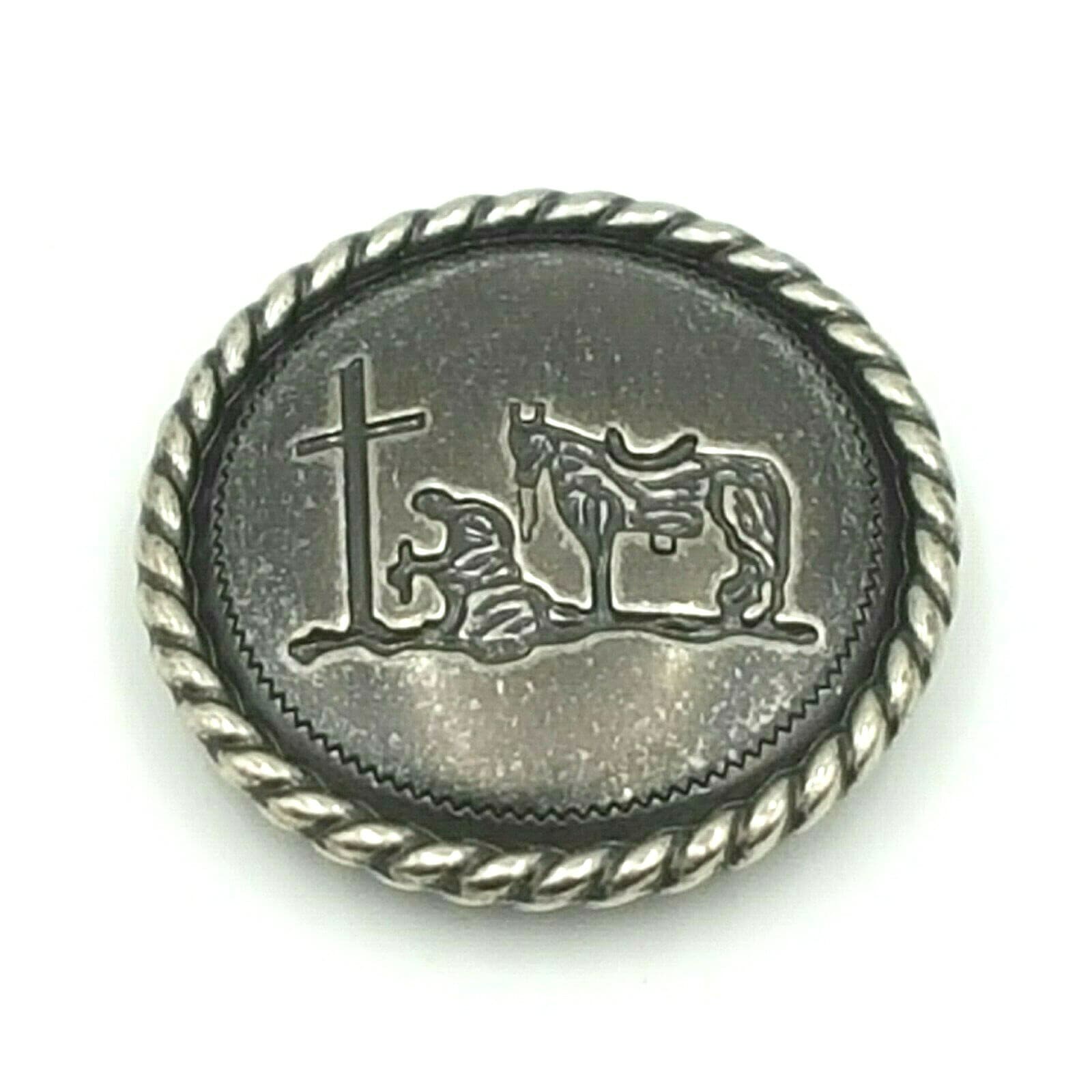 Praying At The Cross Cowboy With Horse Candle and Holder Metal Sign Wood - Thumbnail 12