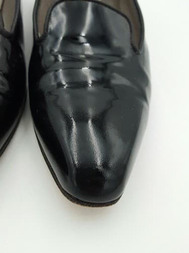 MAGIK by AMALFI Women's Shoe 9 AAAA Narrow Black Leather Size Heels Pumps Black - Thumbnail 10