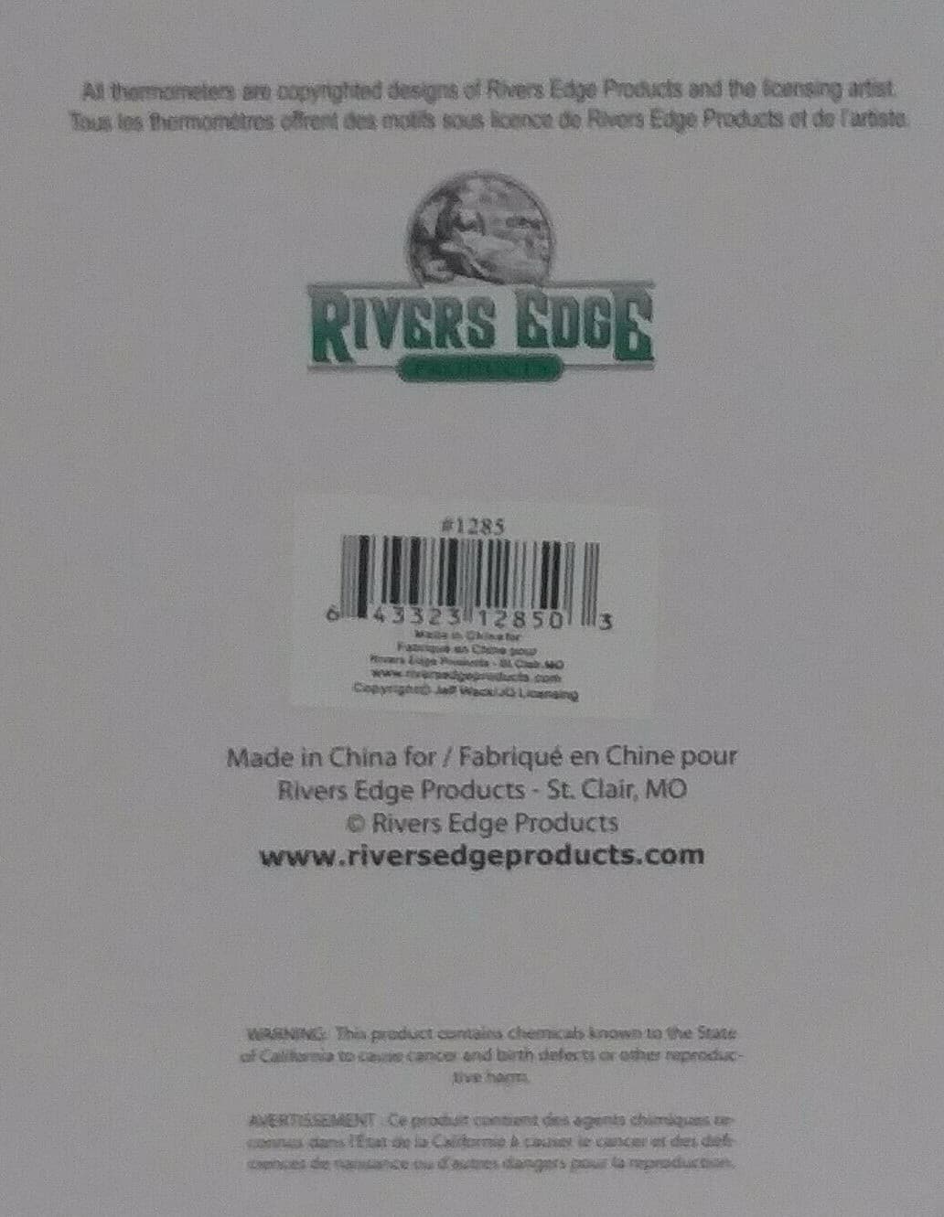 River's Edge Products Thermometer New Metal 17" Indoor Outdoor Tin Metal - Thumbnail 9