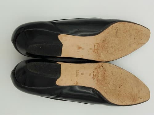 MAGIK by AMALFI Women's Shoe 9 AAAA Narrow Black Leather Size Heels Pumps Black - Thumbnail 8