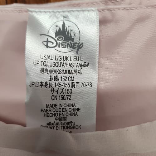 Disney Sleeping Beauty Girls Adaptive Party Dress Ruched Neckline, Pink, Large - Thumbnail 2