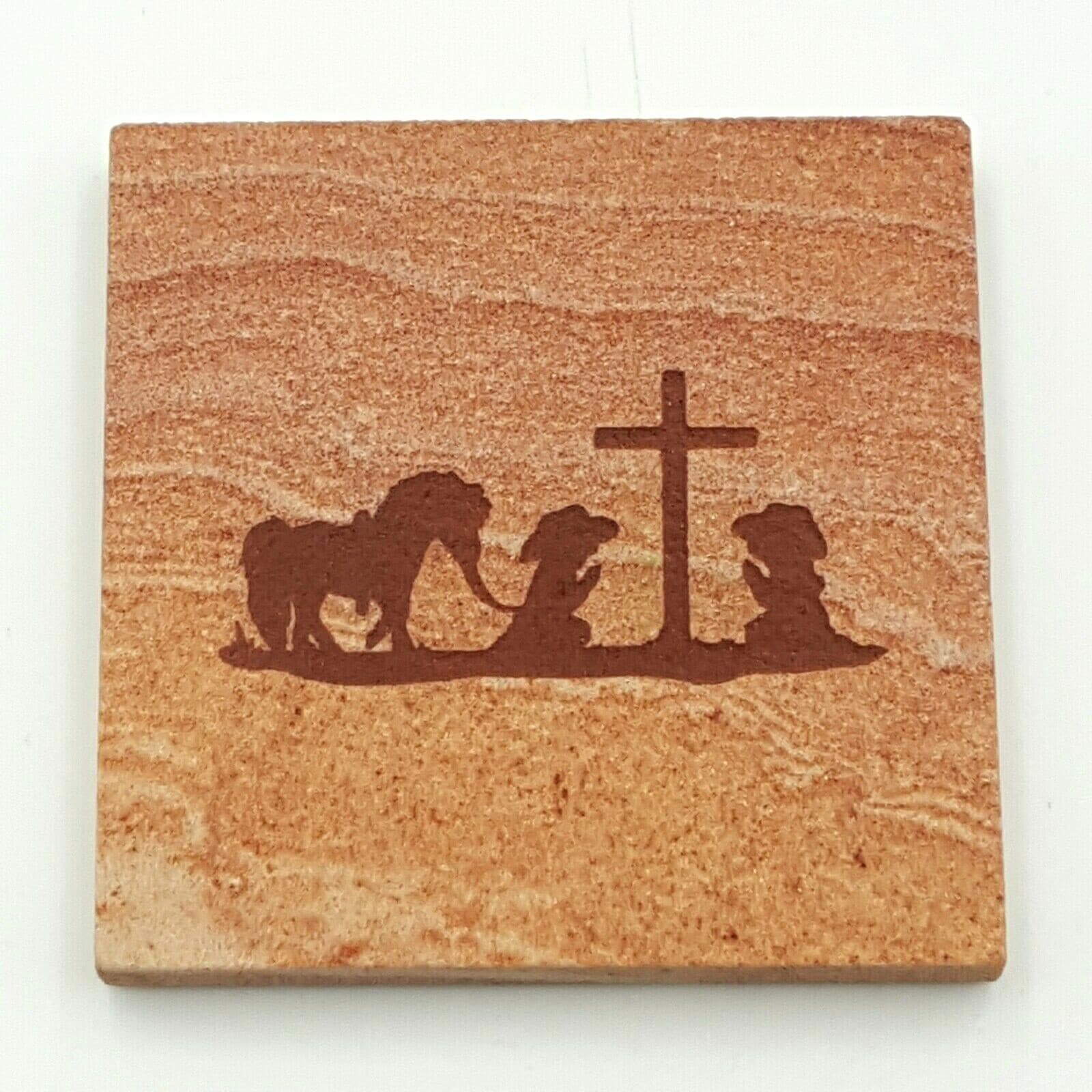 Praying Cross Home Decor Cowboy Cowgirl Children Pony Coasters Hanging Sign - Thumbnail 11