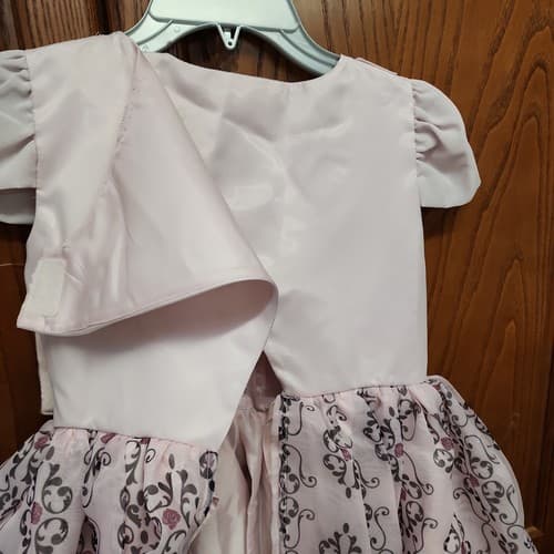 Disney Sleeping Beauty Girls Adaptive Party Dress Ruched Neckline, Pink, Medium - Thumbnail 7