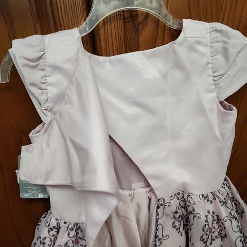 Disney Sleeping Beauty Girls Adaptive Party Dress Ruched Neckline, Pink, Large - Thumbnail 7