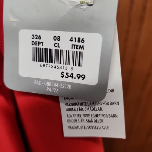 Disney Moana Girls A-Line Sleeveless Ruffle Dress, Red, 3T - Thumbnail 5