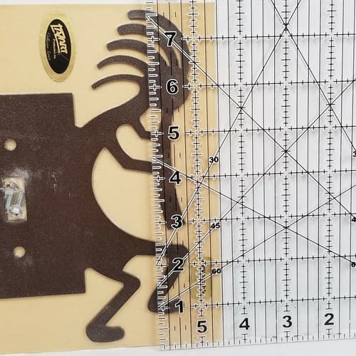 Koko Triple Light Switch Cover Plate Screws Included Lazart Rust Brown - Thumbnail 6