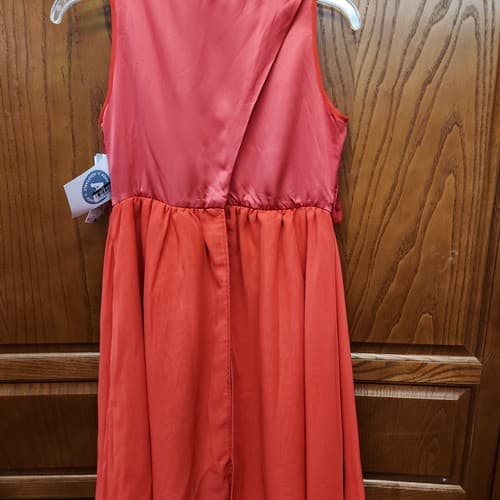 Size XL Adaptive Special Needs Disney Moana Girls A-Line Ruffle Dress, Red - Thumbnail 7