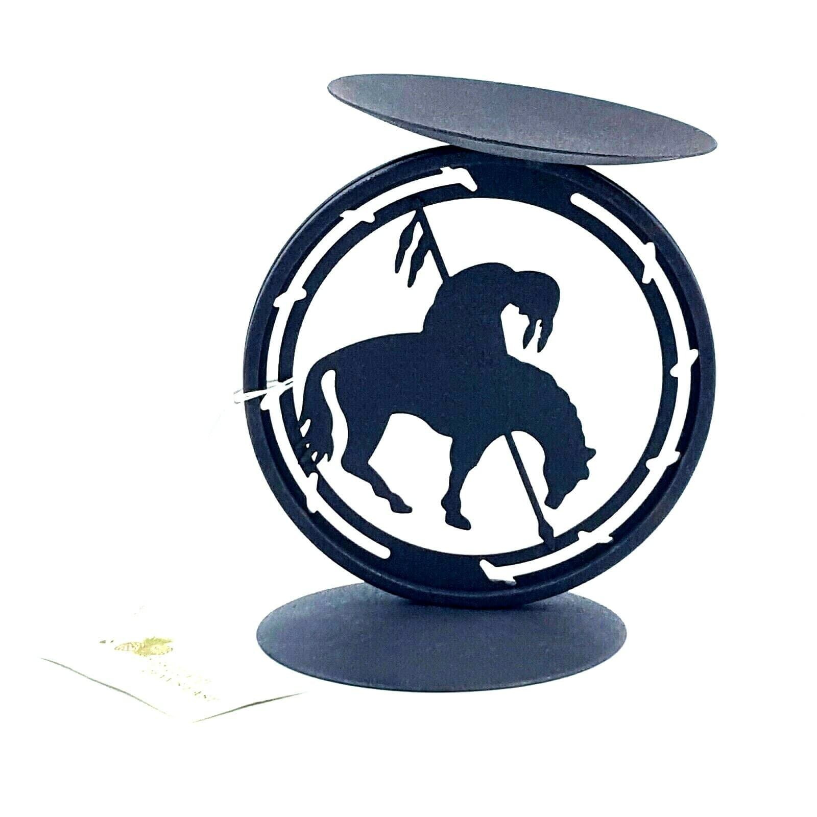 Gift Rustic Home Decor End Of The Trail Candle Holder Horse Dennis East - Thumbnail 5