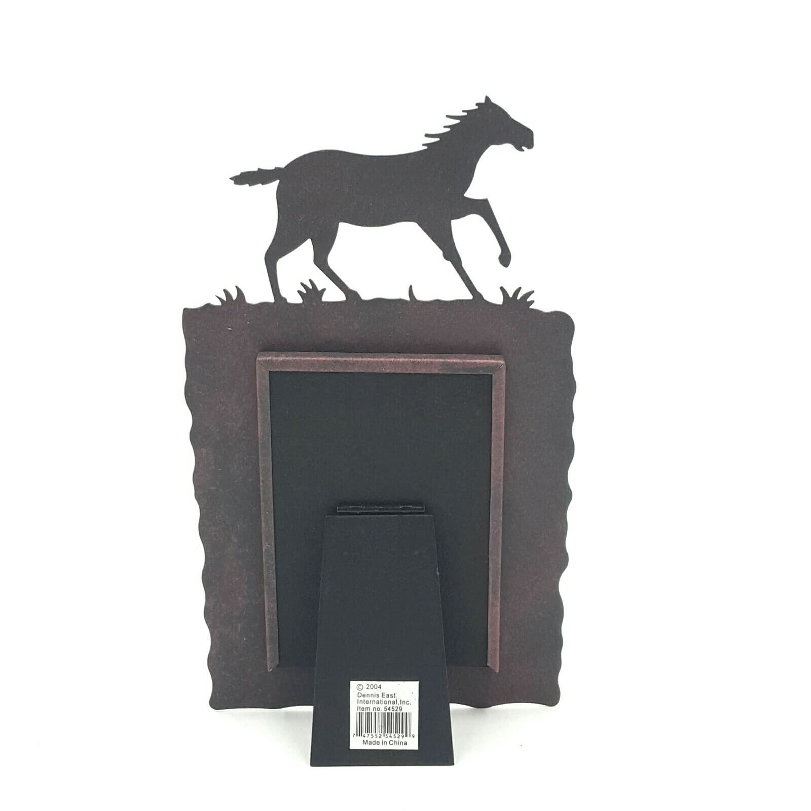 Rustic Home Decor Horse 4x6 Picture Frame Lodge Ranching Dennis East Metal - Thumbnail 7