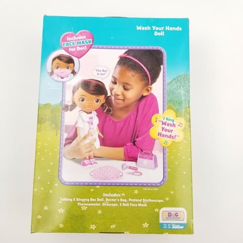 Doc McStuffins Singing Doll Wash Your Hands Includes Face Mask Doctor Bag 11.5" - Thumbnail 10