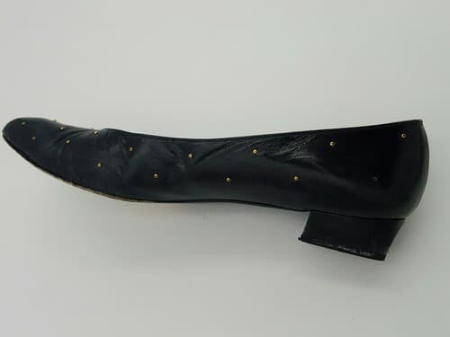 Stuart Weitzman Classic Navy Blue Heel Square Toe Pump US Size 8.5 AA Narrow - Thumbnail 11