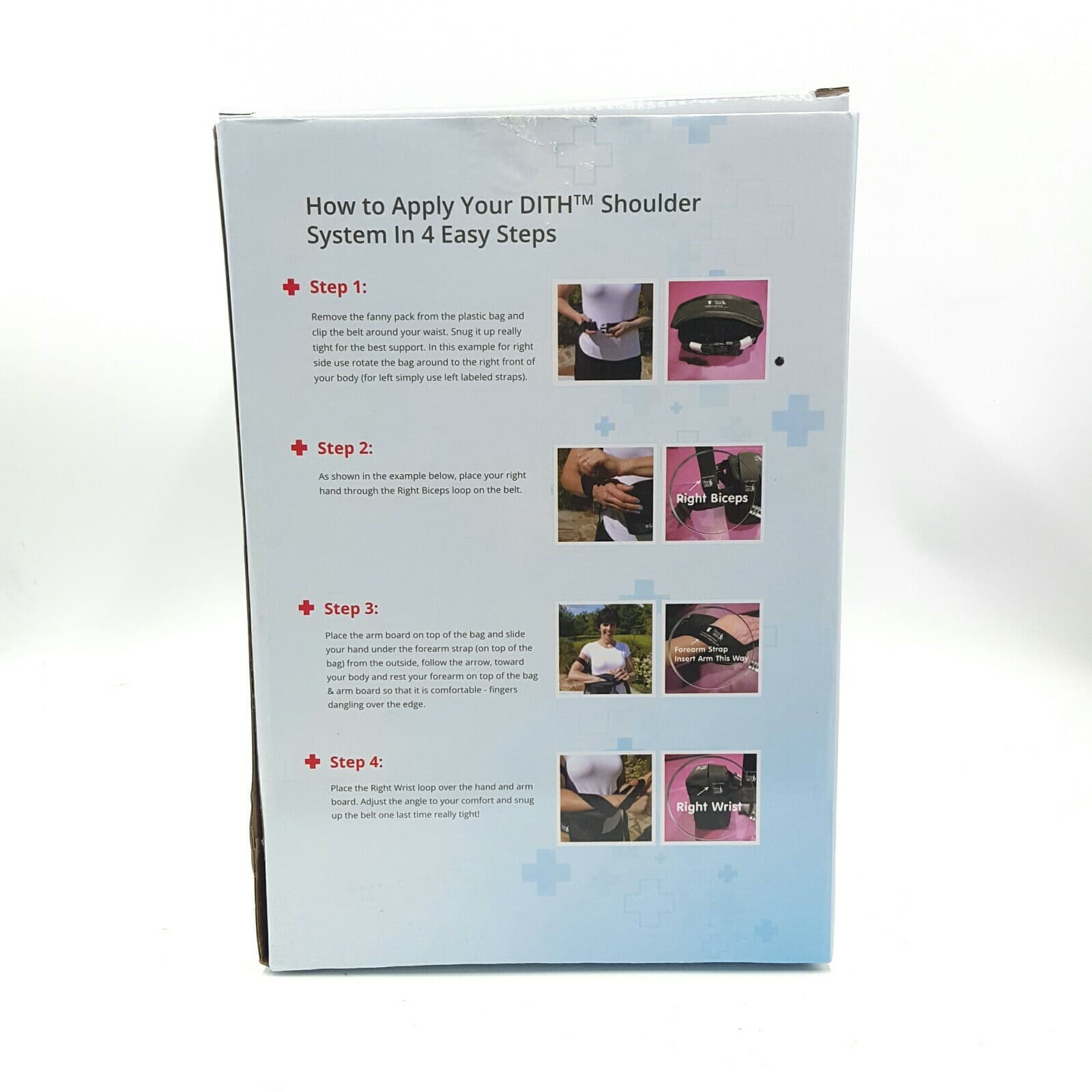 DITH Neck Free Shoulder System Arm Sling Shoulder Immobilizer Airplane Pillow - Thumbnail 9