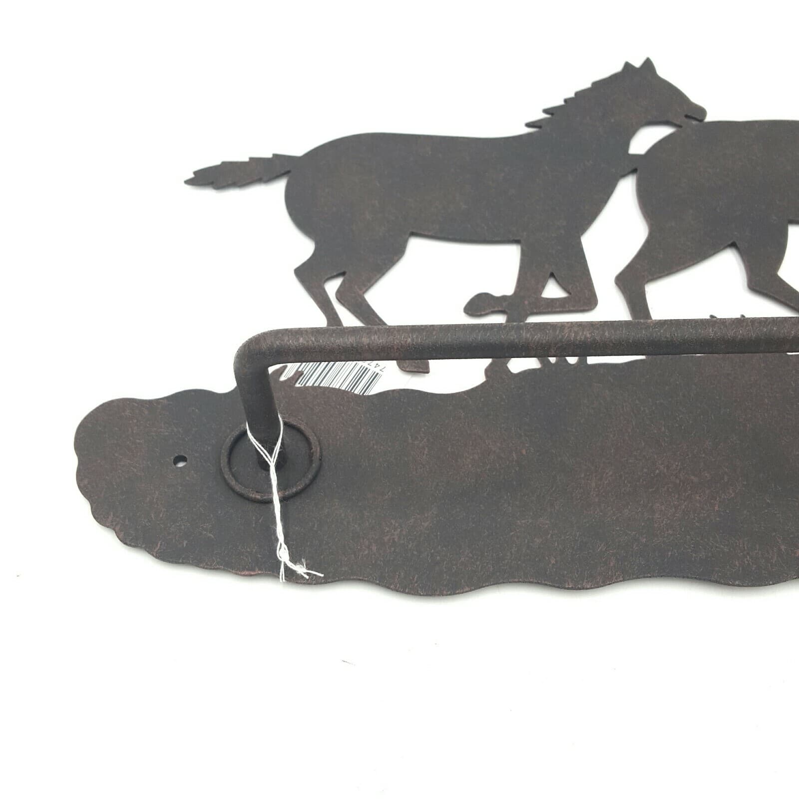 Rustic Home Decor 18" Mustang Towel Bar Cabin Ranching Dennis East Metal - Thumbnail 12