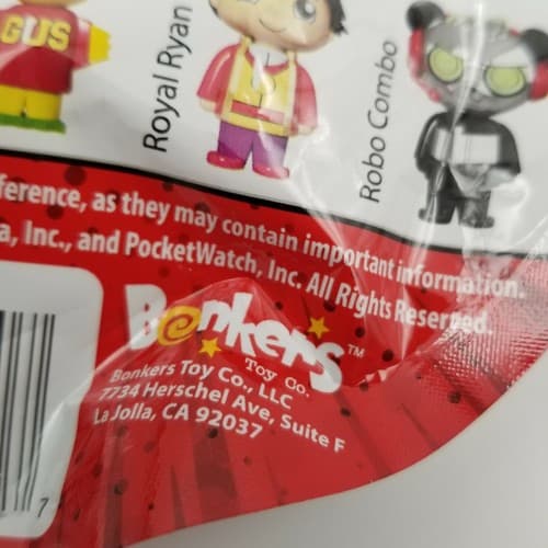 Ryan's World Series 1 Mystery Microverse Figure 2-Pack Lot of 4 Blind Bags Toy - Thumbnail 10