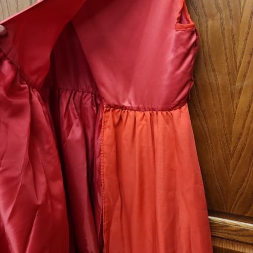 Size Large Adaptive Special Needs Disney Moana Girls A-Line Ruffle Dress, Red - Thumbnail 8