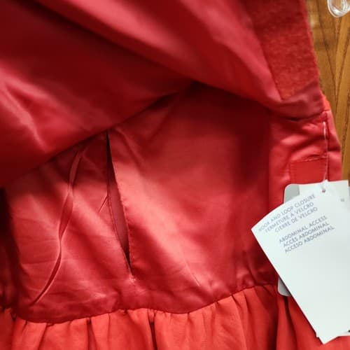 Size Large Adaptive Special Needs Disney Moana Girls A-Line Ruffle Dress, Red - Thumbnail 9