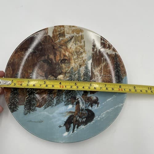 JULIE KRAMER COLE - THE FACES OF NATURE - CANYON OF THE CAT COLLECTOR PLATE