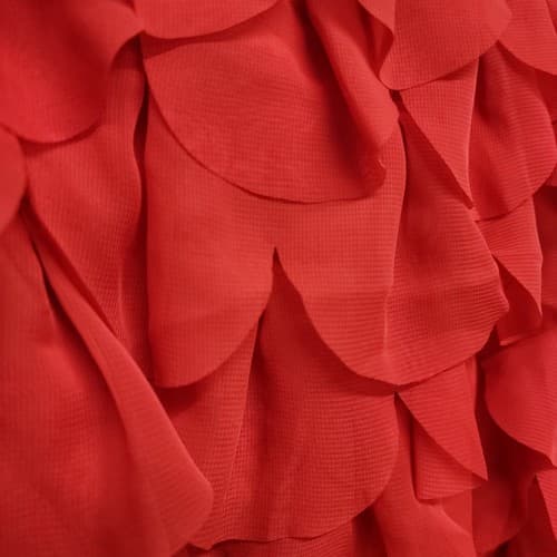 Size Large Adaptive Special Needs Disney Moana Girls A-Line Ruffle Dress, Red - Thumbnail 3