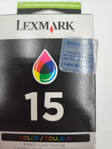 Lexmark 15 (18C2110 ) Black Ink Jet Cartridge - Thumbnail 2