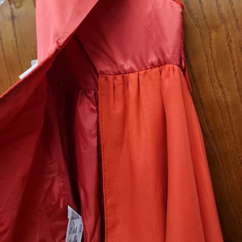Size XSmall Adaptive Special Needs Disney Moana Girls A-Line Ruffle Dress, Red - Thumbnail 7
