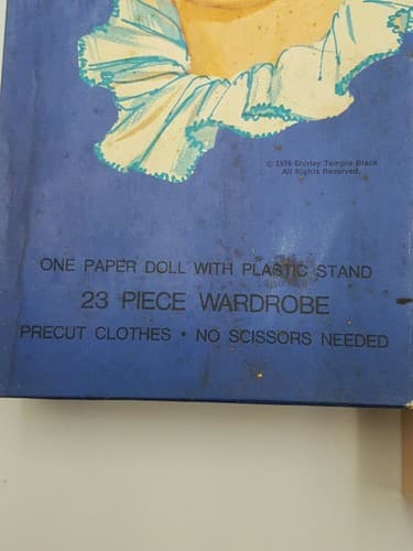 Vintage Shirley Temple Paper Dolls Set 1976 Whitman Uncut in its Original Box - Thumbnail 11