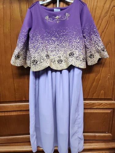 Girls' Disney Jasmine Dress - Purple 9/10- Disney Store