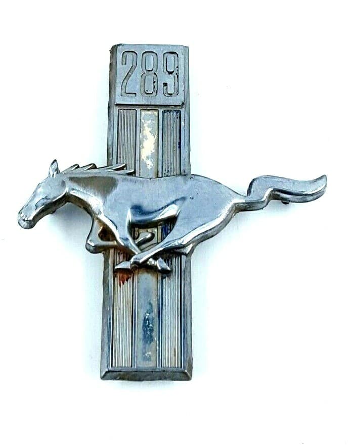 Mustang 289 Emblem Collectibles Cars Racing Decals Automobilia