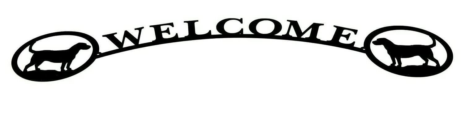 Rustic Home Decor Dog Themed Welcome Signs Metal Cabin Pet Mans Best Friend