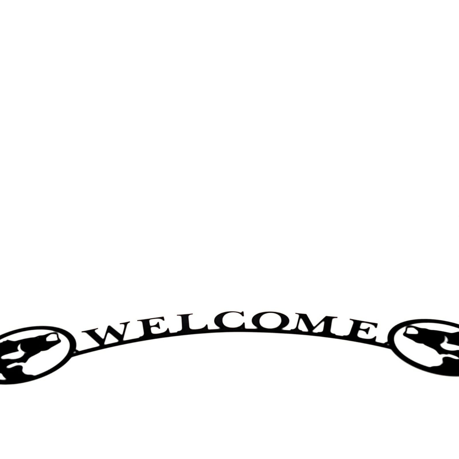 Rustic Home Decor Bass Fish Themed Welcome Signs Metal Fishing Lodge Cabin - Thumbnail 3