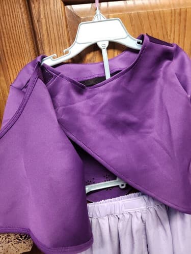 Girls' Disney Jasmine Adaptive Dress - Purple S - Disney Store - Thumbnail 7