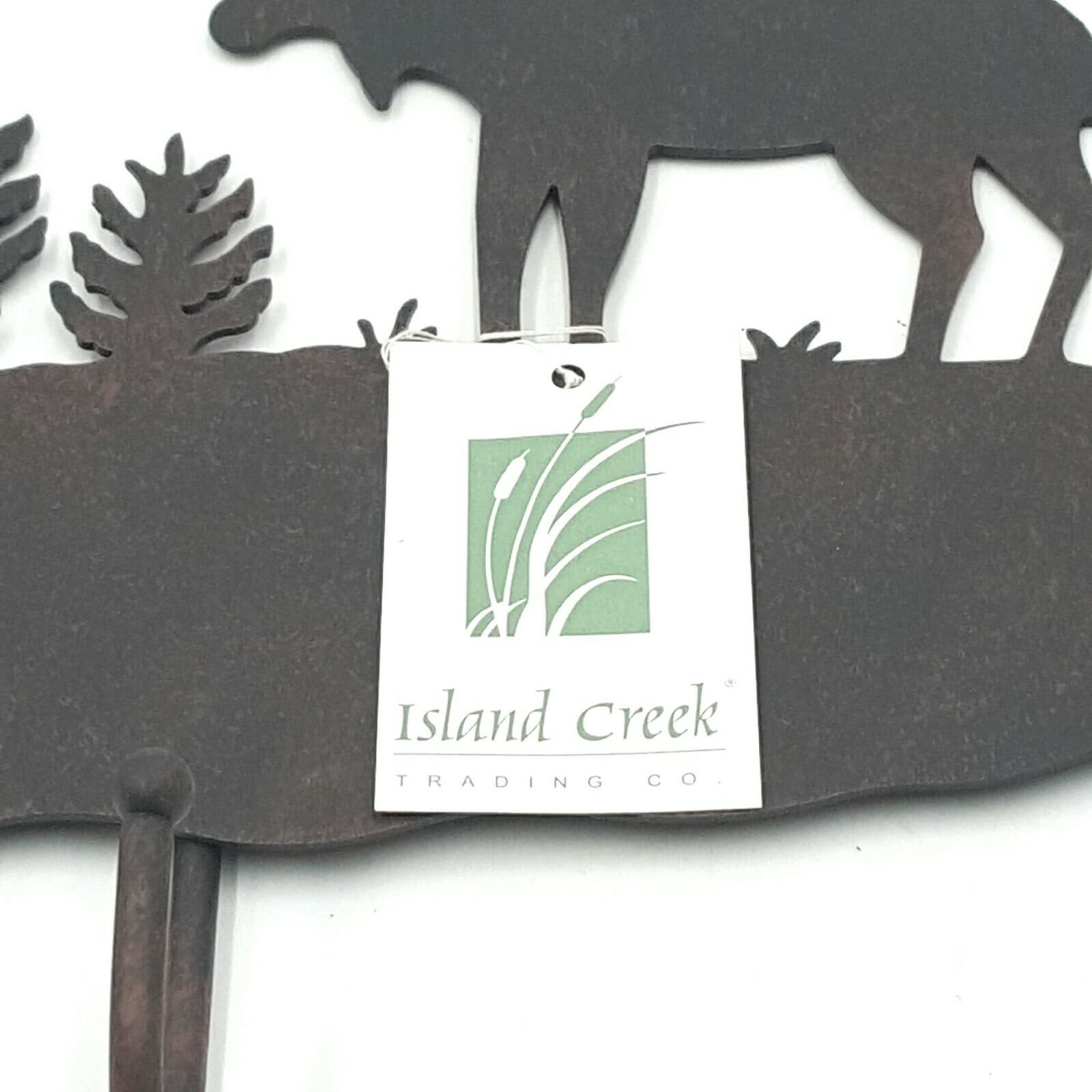 Rustic Home Decor Metal 13" Moose Key Holder With 3 Hooks Wall Mounted Nature - Thumbnail 12