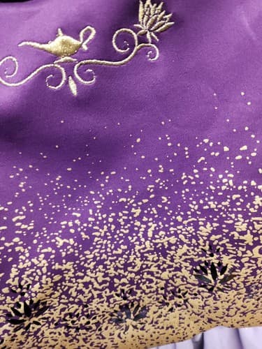 Girls' Disney Jasmine Adaptive Dress - Purple XS - Disney Store - Thumbnail 3