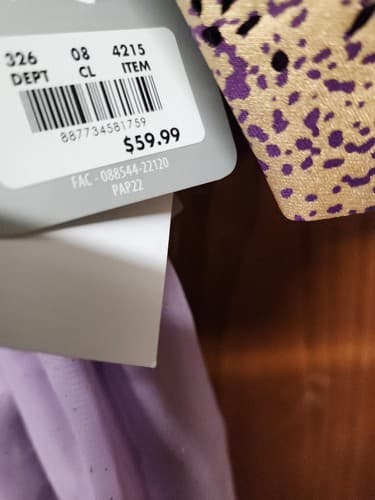Girls' Disney Jasmine Adaptive Dress - Purple XS - Disney Store - Thumbnail 6