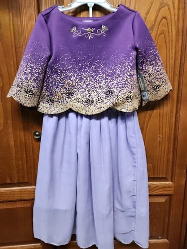 Girls' Disney Jasmine Dress - Purple 4T- Disney Store
