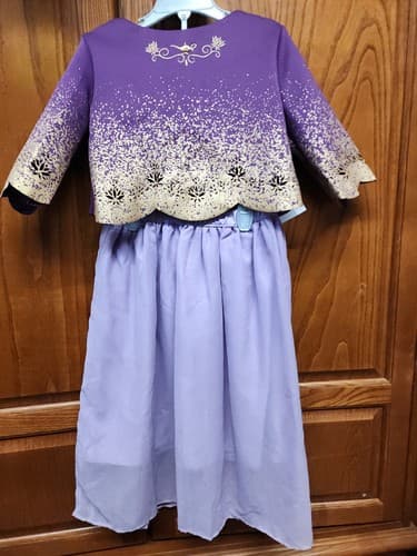 Girls' Disney Jasmine Adaptive Dress - Purple S - Disney Store