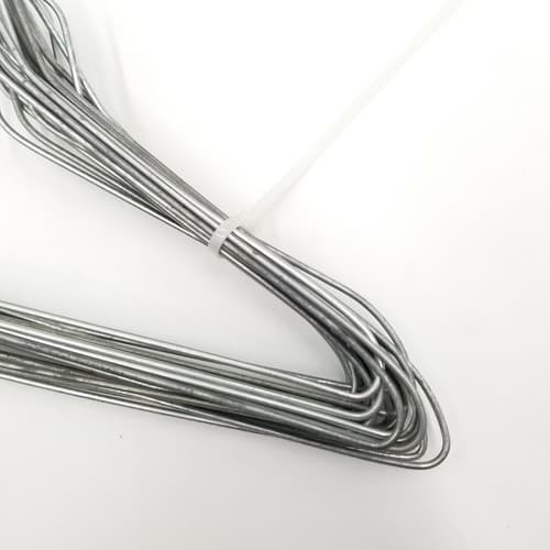 25 Silver Wire Hangers Shirt Blouse Clothes Dry Cleaner Craft 16" in. Metal USED - Thumbnail 3