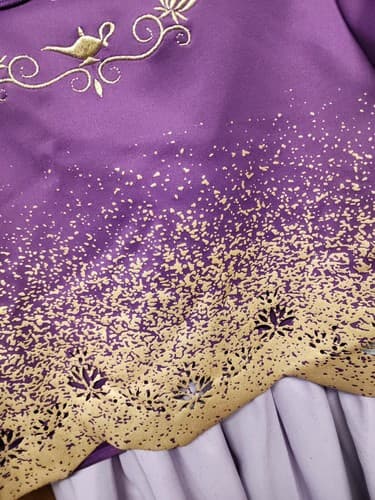 Girls' Disney Jasmine Adaptive Dress - Purple L - Disney Store - Thumbnail 3