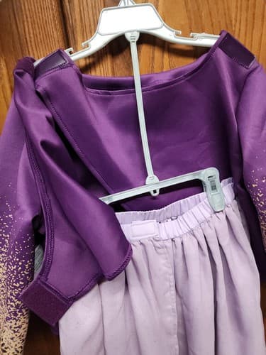 Girls' Disney Jasmine Adaptive Dress - Purple XL - Disney Store - Thumbnail 8