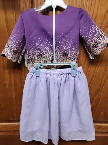 Girls' Disney Jasmine Dress - Purple 3T- Disney Store - Thumbnail 6